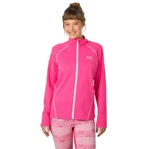 KARI TRAA Kari Fleece Mit Durchgehendem Reißverschluss - Bright Pink - M