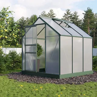 Alu smaragd HKP 6 mm 3,8 m2 inkl. Fundament