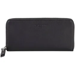 Geldbörse »Gigi«, modische Optik, Crossbody Bag, zertfiziert nach Leather Working Group, Gr. , schwarz, , 33797915-0