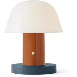 &Tradition - Setago JH27 Akku-Tischleuchte (LED), rust / thunder