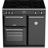 Stoves RICHMOND S900 EI Range Cooker mit Induktionskochfeld & 3 Elektrobacköfen - Schwarz