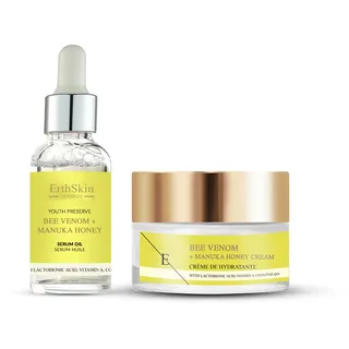 ErthSkin London Veleno d'api + crema al miele di Manuka + olio di sier