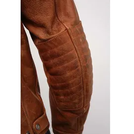 Helstons Rocker Lederjacke Braun M