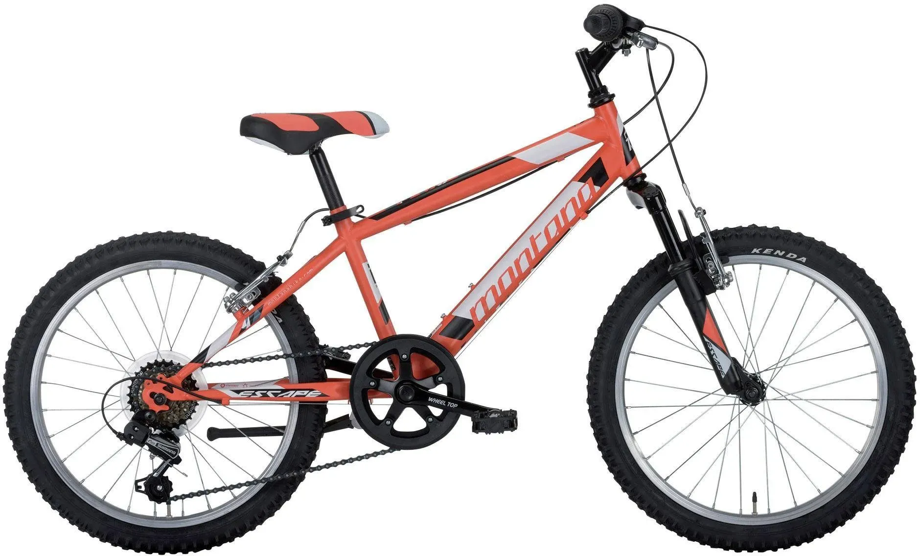 Jugendfahrrad MONTANA FAHRRÄDER "ESCAPE 20"" Gr. 30, rot (rot, schwarz), Fahrräder, Kinder, 30cm, 20 Zoll (50,80cm)