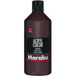 Marabu 120175040 Marabu-AcrylColor 040, 500 ml, mittelbraun