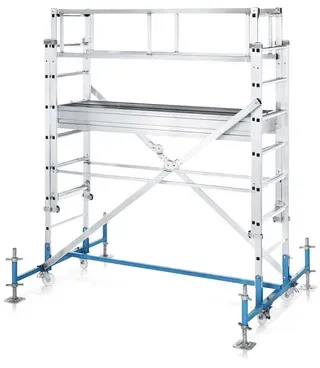 Fahrgerüst Arbeitshöhe 4.500mm Plattform 500 x 1.950mm - silber