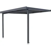 Gutta Terrassendach Premium 309 x 306 cm anthrazit / Acryl klar