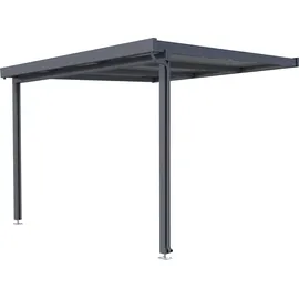 Gutta Terrassendach Premium 309 x 306 cm anthrazit / Acryl klar