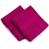 Handtuch 2 x 50 x 100 cm cyclam
