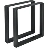 [en.casa] Esstischgestell Makers Schwarz