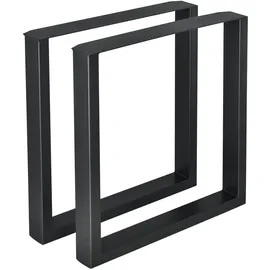 [en.casa] Esstischgestell Makers Schwarz