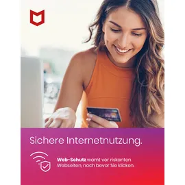 McAfee Internet Security 2025 UPG 10 Lizenzen 1 Jahr DE Win Mac Android iOS