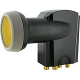 Schwaiger extrem hitzebeständig Sun Protect Quattro-LNB anthrazit