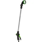 Dehner Gießbrause Maxi, Ø 6.5 cm, Länge 75.5 cm, Aluminium/Gummi, grün/grau