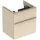 Geberit Waschtischunterschrank 2 Schubladen 58,4 x 61,7 x 47 cm Sand-grau Hochglanz