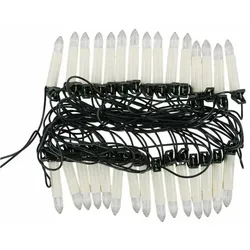 Idena 6x Lichterkette Kerzenlichter 30 LED warmweiß für Innen 16m, Wachsoptik