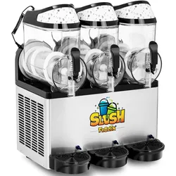 Royal Catering Slush-Maschine - 3 x 10 l - LED -