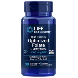 Life Extension High Potency Optimized Folate (30 Tabletten)
