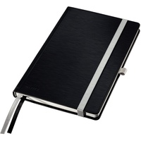Leitz Notizbuch A5 kariert, Hardcover, schwarz
