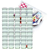 Mambocat 75er Set Sturzglas 125 ml Marmeladenglas Einmachglas Einweckglas