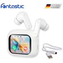 Fontastic TWS In-Ear Kopfhörer + Smart Case, Weiss