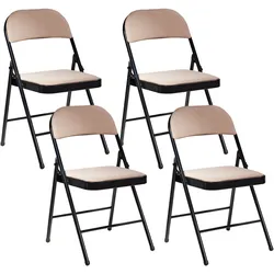 Klappstuhl 4er Set SPARKS Beige
