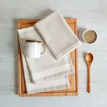 framsohn frottier Geschirrtuch FRAMSOHN FROTTIER "Modern Living Fischgrät", bunt (beige, braun, grau), B:50cm L:70cm, 100% Baumwolle, Geschirrtücher, Geschirrtuch, dichte Feinwebung, in Österreich hergestellt, 50x70 cm