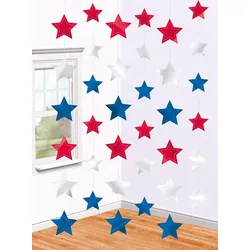 USA Star Hänge-Dekoration 210cm