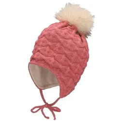 Sterntaler Bommelmütze Struktur rosa, 41 cm