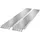Tectake tectake® Auffahrrampen, 2er Set, rutschfeste, perforierte Oberfläche, 160 x 23 x 4,5 cm