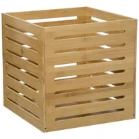 5five simply smart Aufbewahrungskasten Bambus braun 31cm x 31cm