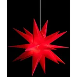 Sterntaler LED-Stern, rot, Ø 40 cm, 18-Zacker, IP44