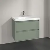 Villeroy & Boch Waschtischunterschrank 2 Auszüge 77,2 x 59,6 x 43,9 cm Soft Green