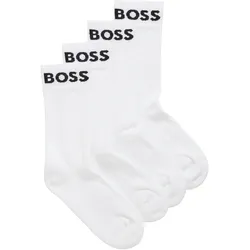 Sportsocken BOSS, Herren, Gr. 39-42, weiß, Baumwollmischung, Socken