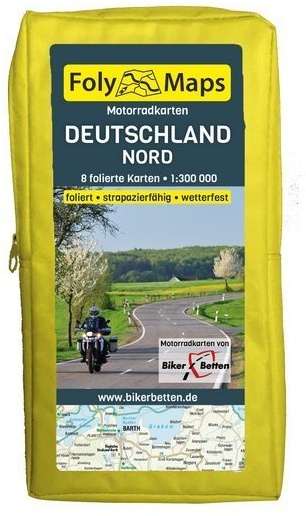 Folymaps Motorradkarten Deutschland Nord  Karte (im Sinne von Landkarte)