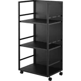 Yamazaki Aufbewahrungswagen Tower 42 x 32,1 x 84,5 cm 1-tlg. schwarz