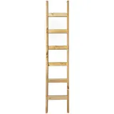 Home Affaire Leiterregal »Soeren«, aus massiver Kiefer, Höhe 190 cm, funktionales Design, beige