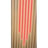 Xenon LED Dekolicht 4527 LED Leuchten Mix Kunstst. Schiene sw 50-60-70-60-50cm ROT, Xenon