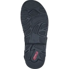 Rieker Freizeitsandalen Herren Blau/Schwarz 46