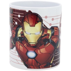 MARVEL Tasse Marvel Avengers Iron Man Kaffeetasse Teetasse Geschenkidee, Keramik, 330 ml bunt