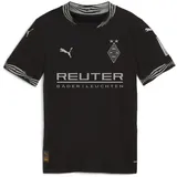 Puma Borussia Mönchengladbach Ausweichtrikot Jugendliche Black aged silver 164