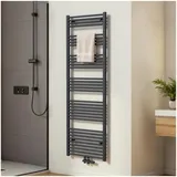 EMKE Badheizkörper 600 x 1800 mm 860 W anthrazit Mittelventil