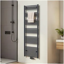 EMKE Badheizkörper 600 x 1800 mm 860 W anthrazit Mittelventil