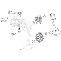 Sram Apex Xplr Axs Innenkäfigplatte - Black - One Size