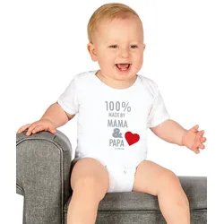 T-Shirt TRIGEMA "TRIGEMA Baby-Body Feinripp", Baby, Gr. 68, weiß (weiß, baby), 100% Baumwolle (Bio-Baumwolle kbA), Basic, Kurzarm, Shirts
