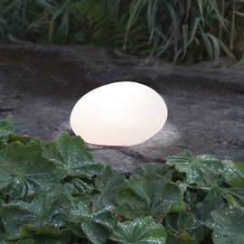 STAR TRADING LED-Solarleuchte Globy in Steinform, Länge 26,5 cm