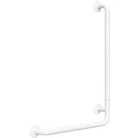 Brillantbad BELP Duschgriff Steckbar Rechts Eisen Weiß 110x625x885 mm, 120 kg Traglast für Bad & WC >> zum Bohren