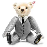 Steiff James Bond Goldfinger Teddy 30 cm hellgrau