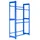 simonclick Getränkekistenregal 80 x 30 x 180 cm Blau