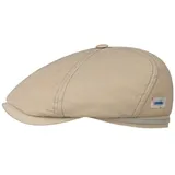 Stetson 6 Panel Flatcap Sustainable Cotton Herren Made in The EU Frühjahr Sommer beige M (56-57 cm) - M